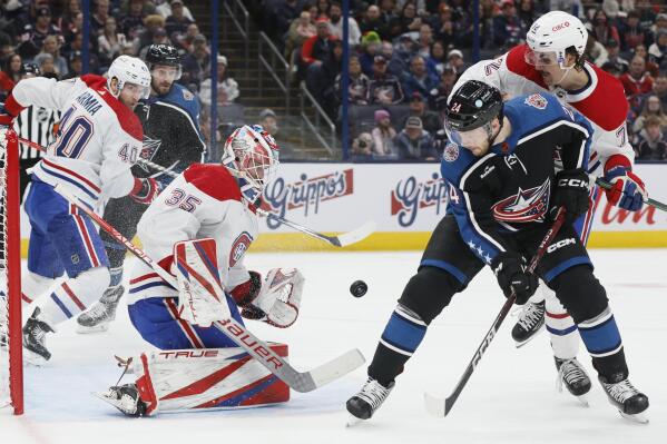Montreal columbus sale hockey